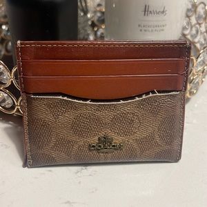 Coach card holder with box